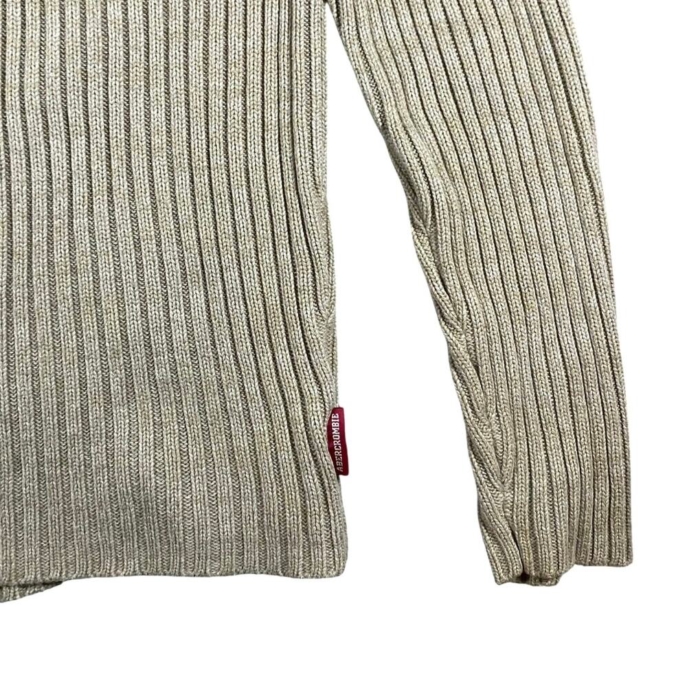 Y2K Abercrombie Muscle Fit Ribbed Sweater - L - Picture 2 of 4